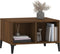 vidaXL - Salontafel - 60x50x36,5 - cm - bewerkt - hout - bruin - eikenkleur