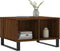 vidaXL - Salontafel - 60x50x36,5 - cm - bewerkt - hout - bruin - eikenkleur
