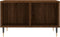 vidaXL - Salontafel - 60x50x36,5 - cm - bewerkt - hout - bruin - eikenkleur