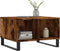 vidaXL - Salontafel - 60x50x36,5 - cm - bewerkt - hout - gerookt - eikenkleurig