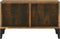 vidaXL - Salontafel - 60x50x36,5 - cm - bewerkt - hout - gerookt - eikenkleurig