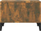 vidaXL - Salontafel - 60x50x36,5 - cm - bewerkt - hout - gerookt - eikenkleurig