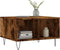 vidaXL - Salontafel - 60x50x36,5 - cm - bewerkt - hout - gerookt - eikenkleurig