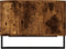 vidaXL - Salontafel - 60x50x36,5 - cm - bewerkt - hout - gerookt - eikenkleurig