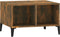 vidaXL - Salontafel - 60x50x36,5 - cm - bewerkt - hout - gerookt - eikenkleurig