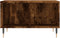 vidaXL - Salontafel - 60x50x36,5 - cm - bewerkt - hout - gerookt - eikenkleurig