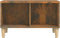 vidaXL - Salontafel - 60x50x36,5 - cm - bewerkt - hout - gerookt - eikenkleurig