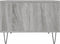 vidaXL - Salontafel - 60x50x36,5 - cm - bewerkt - hout - grijs