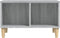 vidaXL - Salontafel - 60x50x36,5 - cm - bewerkt - hout - grijs