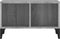 vidaXL - Salontafel - 60x50x36,5 - cm - bewerkt - hout - grijs