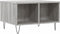 vidaXL - Salontafel - 60x50x36,5 - cm - bewerkt - hout - grijs