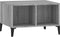 vidaXL - Salontafel - 60x50x36,5 - cm - bewerkt - hout - grijs