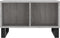 vidaXL - Salontafel - 60x50x36,5 - cm - bewerkt - hout - grijs