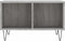 vidaXL - Salontafel - 60x50x36,5 - cm - bewerkt - hout - grijs