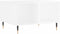 vidaXL - Salontafel - 60x50x36,5 - cm - bewerkt - hout - hoogglans - wit