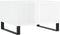 vidaXL - Salontafel - 60x50x36,5 - cm - bewerkt - hout - hoogglans - wit
