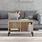 vidaXL - Salontafel - 60x50x36,5 - cm - bewerkt - hout - sonoma - eikenkleurig