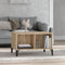 vidaXL - Salontafel - 60x50x36,5 - cm - bewerkt - hout - sonoma - eikenkleurig