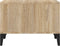 vidaXL - Salontafel - 60x50x36,5 - cm - bewerkt - hout - sonoma - eikenkleurig