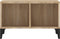 vidaXL - Salontafel - 60x50x36,5 - cm - bewerkt - hout - sonoma - eikenkleurig
