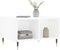 vidaXL - Salontafel - 60x50x36,5 - cm - bewerkt - hout - wit