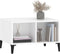 vidaXL - Salontafel - 60x50x36,5 - cm - bewerkt - hout - wit