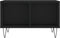 vidaXL - Salontafel - 60x50x36,5 - cm - bewerkt - hout - zwart