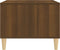 vidaXL - Salontafel - 60x50x40 - cm - bewerkt - hout - bruin - eikenkleur