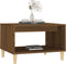 vidaXL - Salontafel - 60x50x40 - cm - bewerkt - hout - bruin - eikenkleur