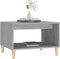 vidaXL - Salontafel - 60x50x40 - cm - bewerkt - hout - grijs - sonoma - eikenkleurig
