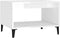 vidaXL - Salontafel - 60x50x40 - cm - bewerkt - hout - hoogglans - wit