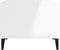 vidaXL - Salontafel - 60x50x40 - cm - bewerkt - hout - hoogglans - wit