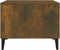 vidaXL - Salontafel - 60x50x40 - cm - bewerkt - hout - hoogglans - wit