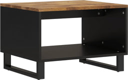 vidaXL - Salontafel - 60x50x40 - cm - massief - mangohout