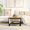 vidaXL - Salontafel - 60x50x40 - cm - massief - mangohout