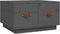 vidaXL - Salontafel - 60x53x35 - cm - massief - grenenhout - grijs