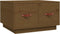 vidaXL - Salontafel - 60x53x35 - cm - massief - grenenhout - honingbruin