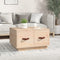 vidaXL - Salontafel - 60x53x35 - cm - massief - grenenhout