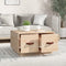 vidaXL - Salontafel - 60x53x35 - cm - massief - grenenhout