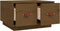 vidaXL - Salontafel - 60x53x35 - cm - massief - grenenhout - honingbruin