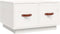 vidaXL - Salontafel - 60x53x35 - cm - massief - grenenhout - wit