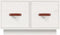 vidaXL - Salontafel - 60x53x35 - cm - massief - grenenhout - wit