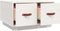 vidaXL - Salontafel - 60x53x35 - cm - massief - grenenhout - wit
