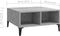 vidaXL - Salontafel - 60x60x30 - cm - bewerkt - hout - betongrijs