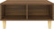 vidaXL - Salontafel - 60x60x30 - cm - bewerkt - hout - bruin - eikenkleur