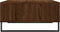 vidaXL - Salontafel - 60x60x30 - cm - bewerkt - hout - bruineiken