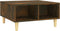 vidaXL - Salontafel - 60x60x30 - cm - bewerkt - hout - gerookt - eikenkleurig