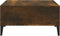 vidaXL - Salontafel - 60x60x30 - cm - bewerkt - hout - gerookt - eikenkleurig