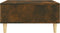 vidaXL - Salontafel - 60x60x30 - cm - bewerkt - hout - gerookt - eikenkleurig