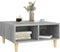 vidaXL - Salontafel - 60x60x30 - cm - bewerkt - hout - grijs - sonoma - eikenkleurig